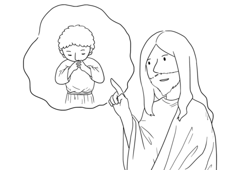 Luke 18 1 Story Of The Widow And The Unjust Judge Coloring Page